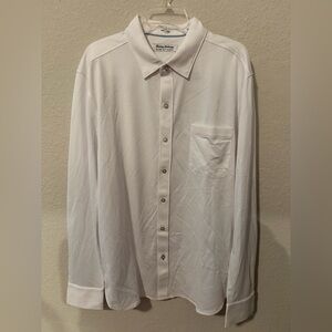 NWT Tommy Bahama White Casual Button Down Shirt $128 MSRP